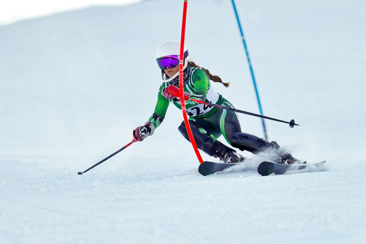 Slalom Fahrer